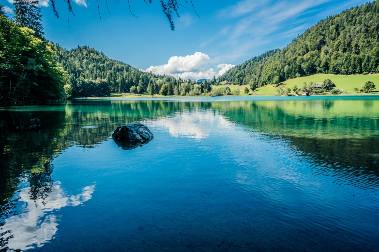 Am Hintersteiner See in Tirol